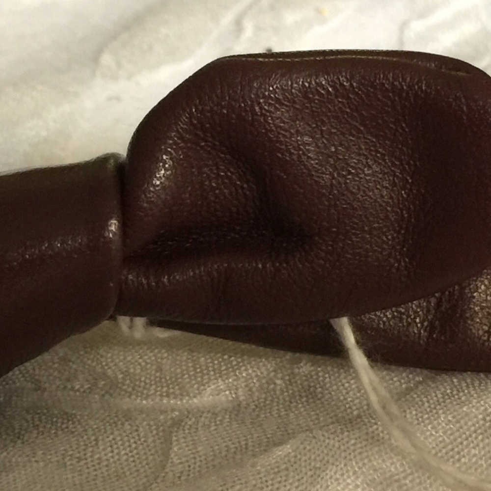 Vintage purse leather by Reem USA maroon brown - Picture 6 of 6